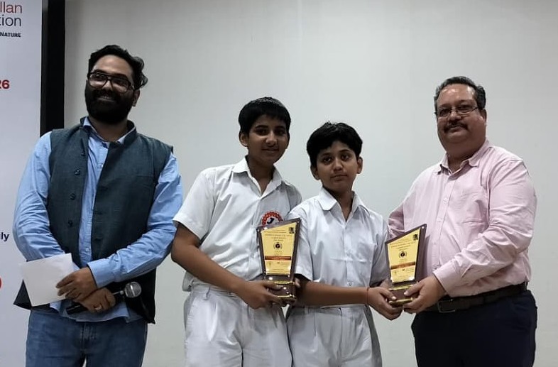 Vinayak & Shwetansh Om Shukla Sub-Junior GK Quiz Winners