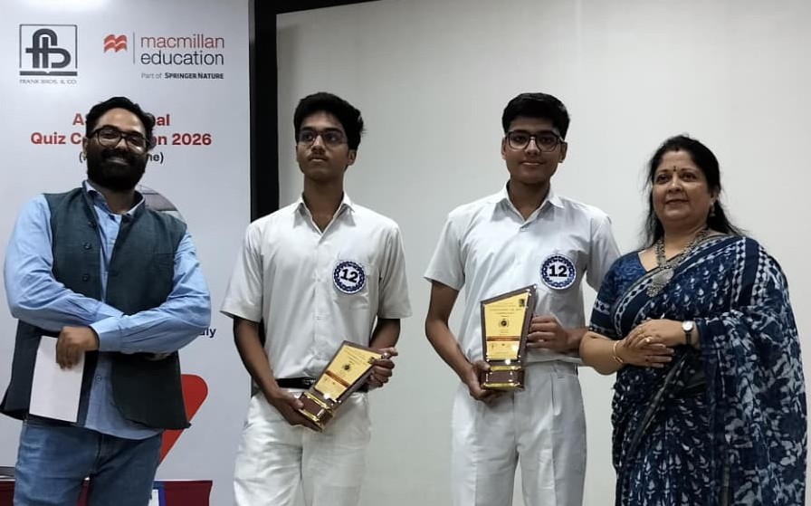 Ansh Bhadauria & Aswin Singh  Senior GK Quiz Winners